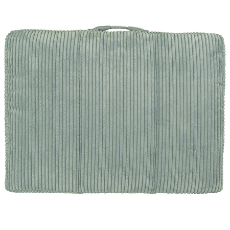 Petsona Dog Bed Mattress Ribbed Texture Washable Cover Anti Slip Bottom, Green