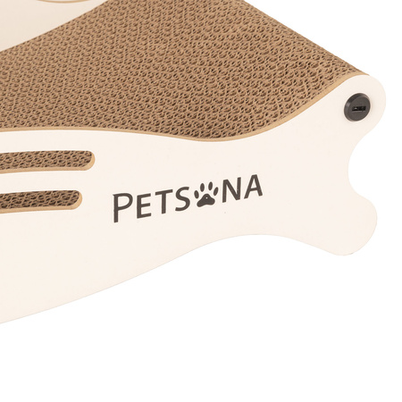 Petsona Kratzbrett für Katzen Natürlicher Katzenkratzer Spielplatz Kratzpappe & Kratzteppich für Katze Katzenspielzeug Selbstbeschäftigung, natürlich