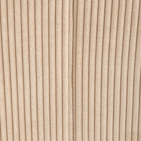 Petsona Dog House with Mattress Ribbed Texture Zipped Roof Comfort for Your Pet, Beige