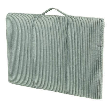 Petsona Dog Bed Mattress Ribbed Texture Washable Cover Anti Slip Bottom, Green