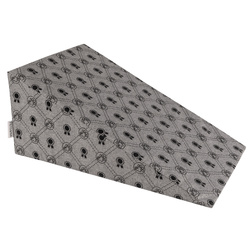 Petsona Dogs Ramp for Bed or Sofa, Foam Steps for Dogs and Cats, Pet Soft Ladder, Removable and Washable Cover, grey/medals