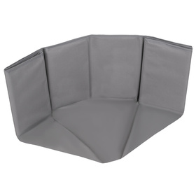 Petsona Piscine pour Chien À Balles Baignoire pour Chien Chat Animal, gris