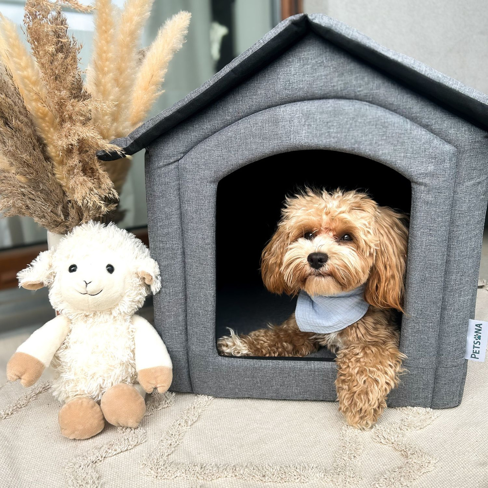 Petsona PET-BD-Z/01 Akcesorium domek piankowy, szary