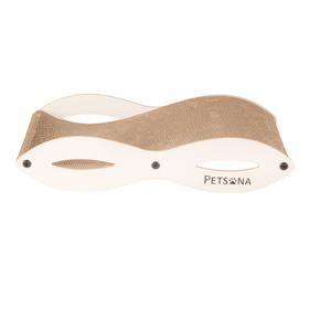 Petsona Griffoir pour Chat – Grattoir Naturel & Tapis de Jeu – Jouet Chat Autonome – Arbre à Chat pour Grands & Petits Chats – Accessoires & Jouets pour Chats d’Activité, naturel