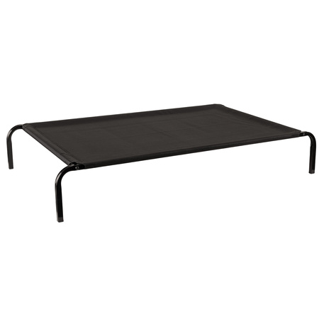 Petsona Lit Pour Chiens Et Chats - Surélevé, Résistant Aux Mordillements Et Durable - Lit Surélevé Pour Chiens - Hamac Confortable Pour Animaux Pour Une Relaxation Ultime, noir