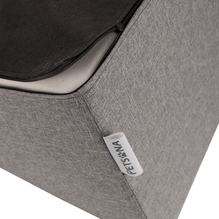 Petsona Spielplatz aus Schaumstoff für Haustiere Zwickel Weich Soft Komfortabel Tiere Accessoires , Grau