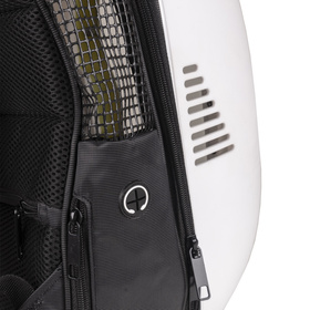 Petsona Haustier Kapsel-Rucksäcke Tragetasche Katzenrucksack Hunderucksack, weiß