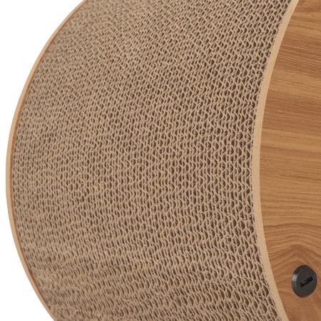 Petsona Scratching Cat House Scratching Pad & Playground For Cats Interactive Cat House for Self-Entertainment Cat Furniture for Large & Small Cats Cat Accessories & Activity Toy natural