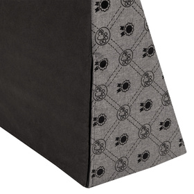 Petsona Rampe pour Chien et Chats Animaux Rampe pour Canapé et Lit Rampe avec Housse Amovible, gris/médailles