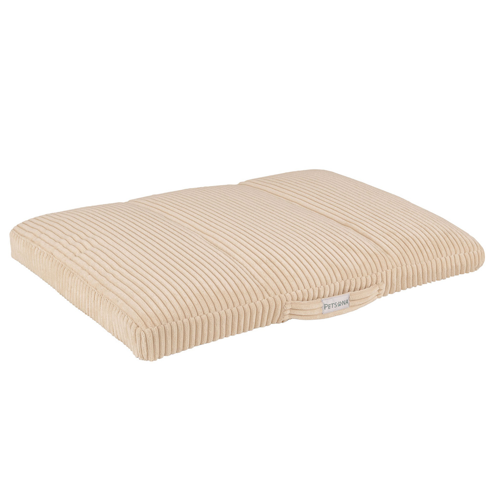 Petsona PET-LG-KWLS-101 Akcesorium legowisko, beżowy STRIPES