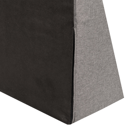 Petsona Rampe pour Chien et Chats Animaux Rampe pour Canapé et Lit Rampe avec Housse Amovible, gris