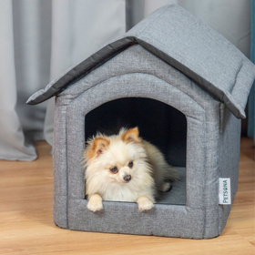 Petsona lit pour animaux canapé pour chien et chat PET-BD-Z/01, gris