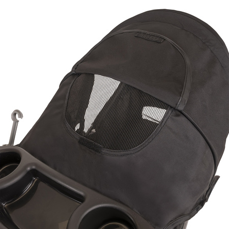 Petsona Poussette Pour Chien Pliable Confort Urbain Léger Avec Panier Rangement, noir