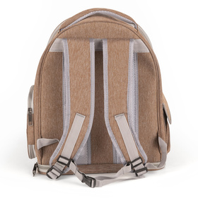 Petsona Haustier Rucksäcke Tragetasche Katzenrucksack Hunderucksack Für Reisen, Braun