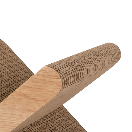 Petsona Griffoir pour Chat – Grattoir Naturel & Tapis de Jeu – Jouet Chat Autonome – Arbre à Chat pour Grands & Petits Chats – Accessoires & Jouets pour Chats d’Activité, naturel