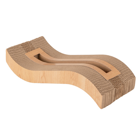Petsona Griffoir pour Chat – Grattoir Naturel & Tapis de Jeu – Jouet Chat Autonome – Arbre à Chat pour Grands & Petits Chats – Accessoires & Jouets pour Chats d’Activité, naturel