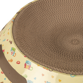Petsona Griffoir pour Chat – Grattoir Naturel & Tapis de Jeu – Jouet Chat Autonome – Arbre à Chat pour Grands & Petits Chats – Accessoires & Jouets pour Chats d’Activité, naturel