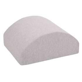 Petsona Foam Soft Play Elements For Pets Dogs Cats With Removable Cover, Ramp/Halfshaft, light grey