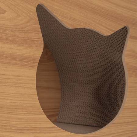 Petsona Scratching Cat House Scratching Pad & Playground For Cats Interactive Cat House for Self-Entertainment Cat Furniture for Large & Small Cats Cat Accessories & Activity Toy natural