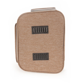 Petsona Sac Transport Chien Chat Moderne Aéré Sécurité Déplacements, marron