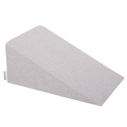 Petsona Dogs Ramp for Bed or Sofa, Foam Steps for Dogs and Cats, Pet Soft Ladder, Removable and Washable Cover, light grey