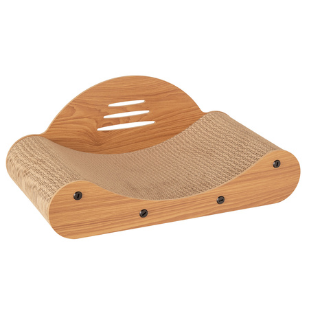 Petsona Griffoir pour Chat – Grattoir Naturel & Tapis de Jeu – Jouet Chat Autonome – Arbre à Chat pour Grands & Petits Chats – Accessoires & Jouets pour Chats d’Activité, naturel