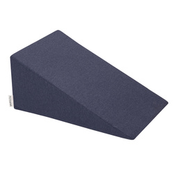 Petsona Dogs Ramp for Bed or Sofa, Foam Steps for Dogs and Cats, Pet Soft Ladder, Removable and Washable Cover, navy blue