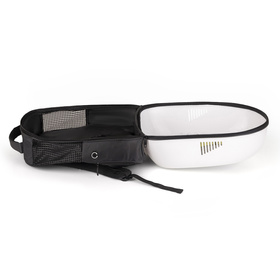 Petsona Sac À Dos Pour Chien Et Chat Avec Hublot Transport Sécurisé Et Confort, blanc