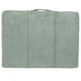 Petsona Hundebett Hundekissen Rippenstrickstoff Rutschfeste Unterseite Weichschaum, Grün