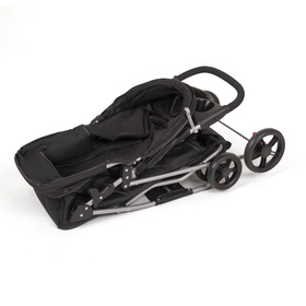 Petsona Poussette Pour Chien Pliable Confort Urbain Léger Avec Panier Rangement