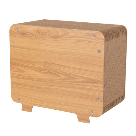 Petsona Griffoir pour Chat – Grattoir Naturel & Tapis de Jeu – Jouet Chat Autonome – Arbre à Chat pour Grands & Petits Chats – Accessoires & Jouets pour Chats d’Activité, naturel