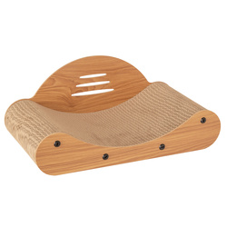 Petsona Cat Scratcher & Play Mat β Natural Cat Scratching Pad & Playground β Scratch Mat for Self-Entertainment β Cat Furniture for Large & Small Cats β Cat Accessories & Activity Toy, natural