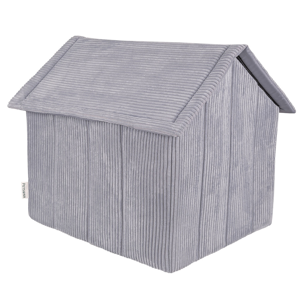 Petsona PET-BD-ST/01 Akcesorium domek piankowy, ciemnoszary STRIPES