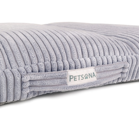 Petsona Hundebett Hundekissen Rippenstrickstoff Rutschfeste Unterseite Weichschaum