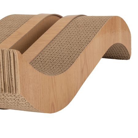 Petsona Cat Scratcher & Play Mat – Natural Cat Scratching Pad & Playground – Scratch Mat for Self-Entertainment – Cat Furniture for Large & Small Cats – Cat Accessories & Activity Toy, natural