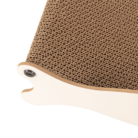 Petsona Cat Scratcher & Play Mat – Natural Cat Scratching Pad & Playground – Scratch Mat for Self-Entertainment – Cat Furniture for Large & Small Cats – Cat Accessories & Activity Toy, natural