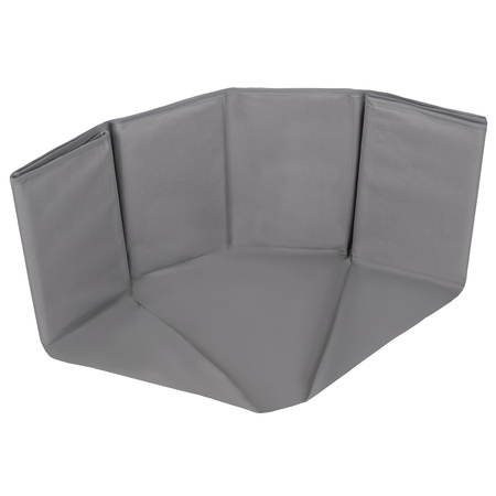 Petsona Piscine pour Chien À Balles Baignoire pour Chien Chat Animal, gris