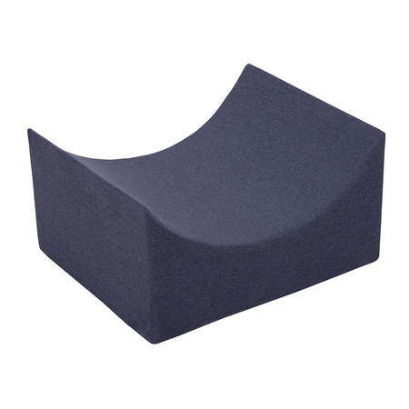 Petsona Foam Soft Play Elements For Pets Dogs Cats With Removable Cover, Ramp/Halfshaft, navy blue