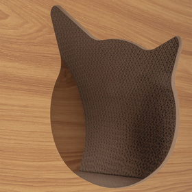 Petsona Scratching Cat House Scratching Pad & Playground For Cats Interactive Cat House for Self-Entertainment Cat Furniture for Large & Small Cats Cat Accessories & Activity Toy natural