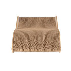 Petsona Cat Scratcher & Play Mat – Natural Cat Scratching Pad & Playground – Scratch Mat for Self-Entertainment – Cat Furniture for Large & Small Cats – Cat Accessories & Activity Toy, natural