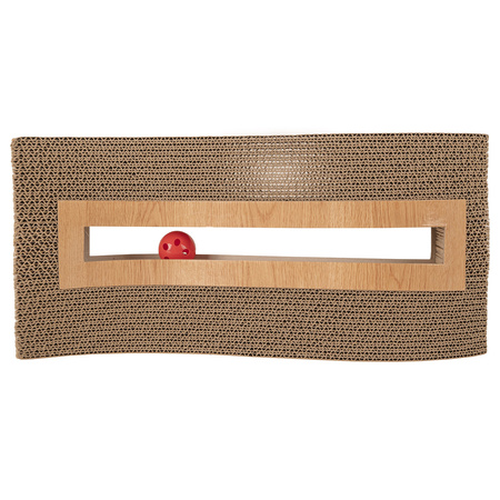 Petsona Griffoir pour Chat – Grattoir Naturel & Tapis de Jeu – Jouet Chat Autonome – Arbre à Chat pour Grands & Petits Chats – Accessoires & Jouets pour Chats d’Activité, naturel