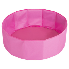 Petsona Hundepool für Hunde Faltbarer Hunde Pool Hundeplanschbecken mit bunten Bällen, Hundebadewanne Spielbereich für Hunde und Planschbecken Katzen, pink:weiß/grau/puderrosa